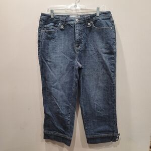 Chico's Platinum Amy Cropped Jeans - Chico's Sz 2.5 (14 US)